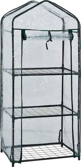 SGTT Seră Cu Ramă Metalică Cu Rafturi 0.59x0.39x1.26m