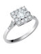 Kritsimis Single Stone Ring in 18K White Gold with Diamond