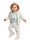 Kids Sweatpants Set White 3 Pieces