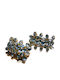 925 Silver Earrings Natural Zirconia 3