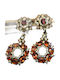 925 Silver Earrings Sapphires Zirconia 2
