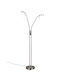 Trio Lighting Monza Φωτιστικό Δαπέδου Ασημί