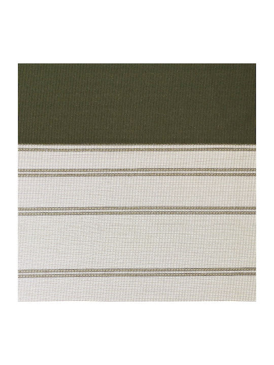 Elite Blinds 627349-28 Stoff Jalousie in Weißer Farbe P100xH100cm