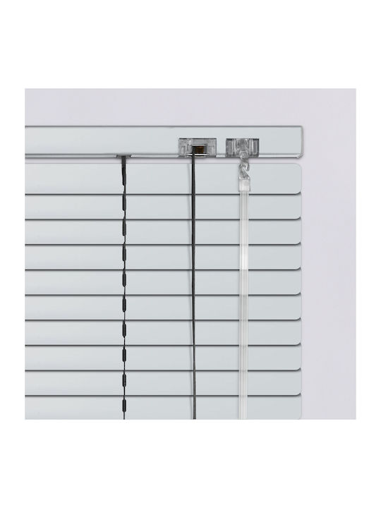 Elite Blinds 836101 Aluminum Blinds in White Color Width 100cm Height 100cm