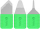 2UUL Da91 Metallclips Set 3 Stücke