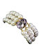 Atemberaubendes Armband Natürlicher Amethyst Perlen 925