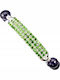 Silberarmband Natürliche Amethyste Diopside