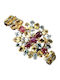 Silver Bracelet Topazes Quartz Certificate