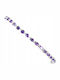 925 Silver Bracelet Natural Amethysts Beautiful