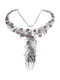 Silver Necklace Rubies Marcasite Certificate 3