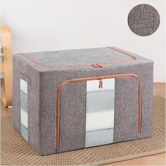 Alista Home Casetă Textilă de Depozitare pentru Pătură/Duvet / Haine Gri 60x42x40cm