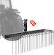 Vevor Adjustable 150 Cm Agricultural 3 Point Tractor Rake Category 1 26 Copper Spring Teeth Zxscj60inchbp8sl7001v0