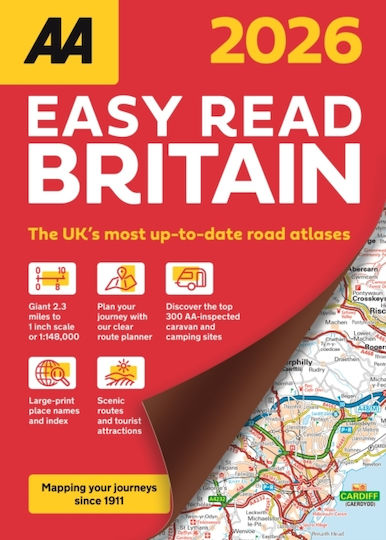 Aa Easy Read Atlas Britain 2026 - Aa Publishing - Paperback / Softback