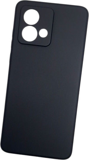 Naxius Handyhüllen Silikon Umschlag Rückseite 1.8mm Schwarz Moto G84