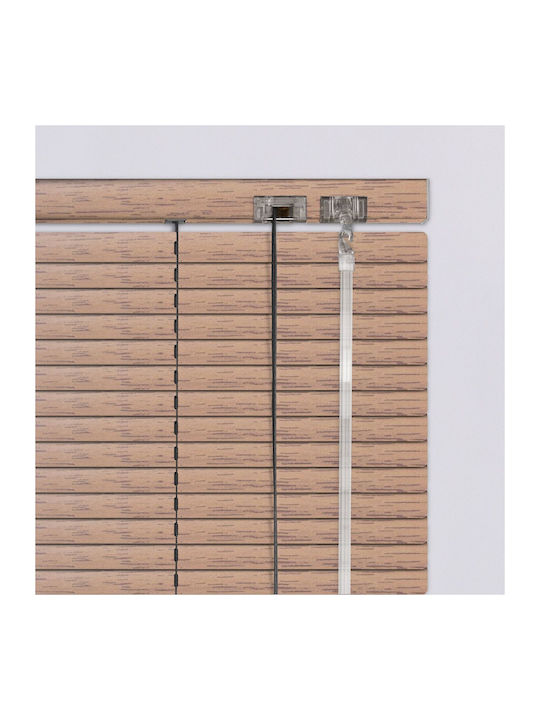 Elite Blinds 846642 Aluminum Blinds in Brown Colour Width 100cm Height 100cm