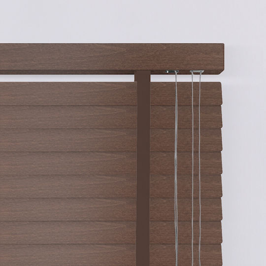 Elite Blinds 805215 Στόρι Σκίασης Ξύλινο σε Καφέ Χρώμα Π100xΥ200εκ.