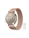 14mm Xdfind Milanese Rostfreier Stahl Tragbare Bänder Garmin Lily 2 Rose Gold