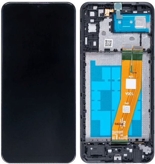 Samsung Galaxy A04e A042f Display Digitizer Frame Black Oem