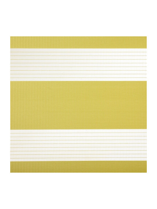 Elite Blinds Roller Blinds 525844 Partial Blackout Double Yellow P100xY200cm MHB-6615-100x200