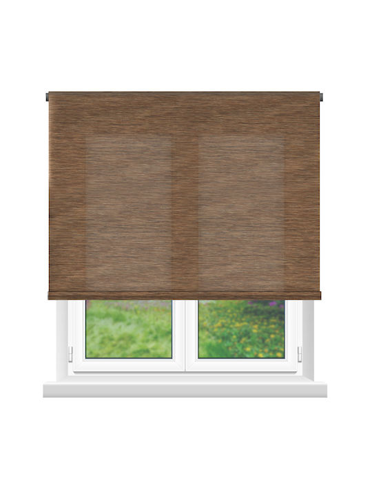 Elite Blinds Roller Blinds 484005 Partial Blackout Brown Width 100cm Height 200cm MHB-3104-100x200