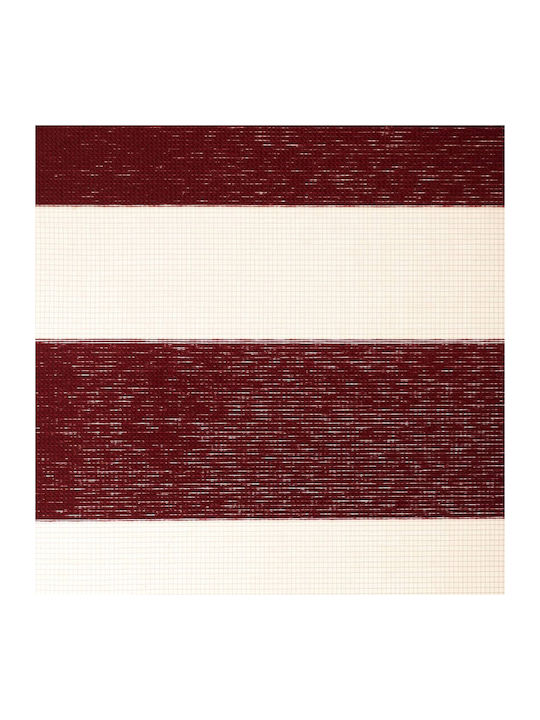 Elite Blinds Rolete Geam Scurtare 525893 Semi-Blackout Dublu Roșii Lățime 200xÎnălțime 100cm MHB-6664-200x100