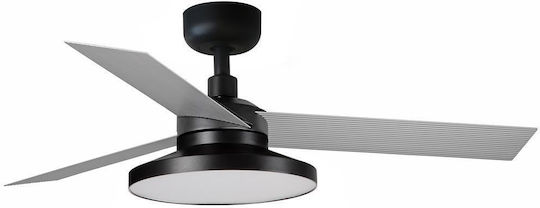 Faro Barcelona Cruiser Tak S 4000K Ventilator De Tavan 106cm Cu Lumină Negru/Aluminiu