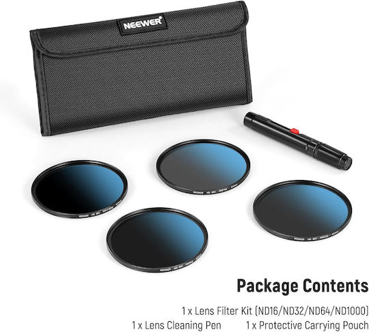 Neewer Set of ND HD Coloured Filters Diameter 77mm for Camera Lenses