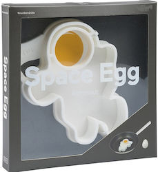 Food Mold Alista Home Omelets Cakes Pancakes Silicone Astronaut Design 15 X 11.5 X 2 Cm White