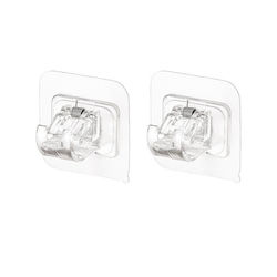 Alista Home 126483 Cârlige Cu Autocolant Din Plastic Transparente 2 Bucăți Alista Home 126483 Cârlige Cu Autocolant Din Plastic Transparente 2 Bucăți