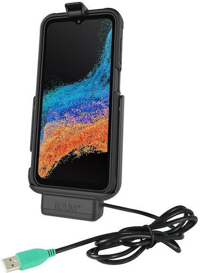 RAM Mount Suport Auto Pentru Telefon cu Carcasă și Încărcare Wireless Multicolor