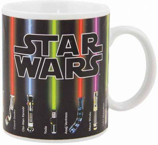 Star Wars Lichtschwert Wärmeempfindliche Keramiktasse Braun 350ml