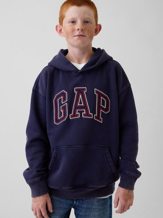 Kids Sweatshirt Jacket with Hood and Pockets Dark Night Arch