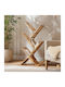 Bookcase Tome Natural 63x20x92cm