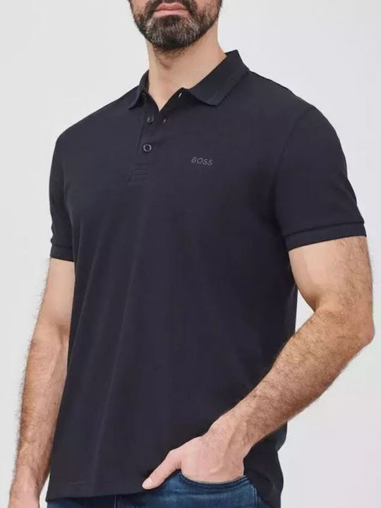 Boss Paddy Polo Bluza Albastru Închis