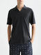 3 Crosses Polo Blouse Black