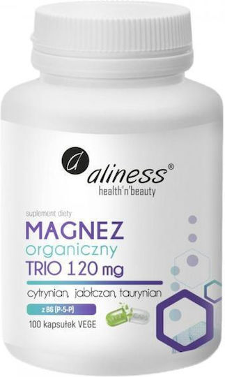 Aliness Organisches Magnesium Trio 120mg 100 Kapseln