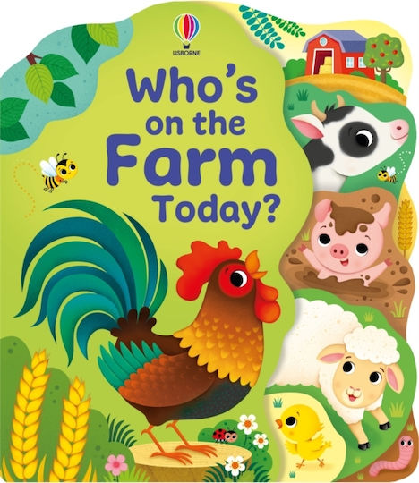 Кой Е На Фермата Днес - Usborne Publishing Ltd - Картонена Книга Кой Е На Фермата Днес - Usborne Publishing Ltd - Картонена Книга