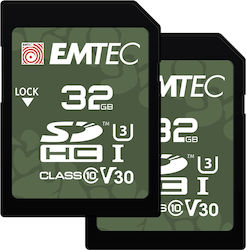 Emtec 32GB Geschwindigkeitsklasse 10 U3 Video-Geschwindigkeitsklasse V30 UHS-I Speicherkarten