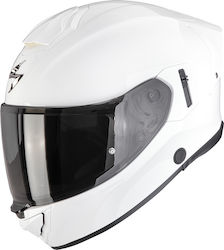 Scorpion Exo 530 Air Solid Full Face with Sun Visor ECE 22.06 White