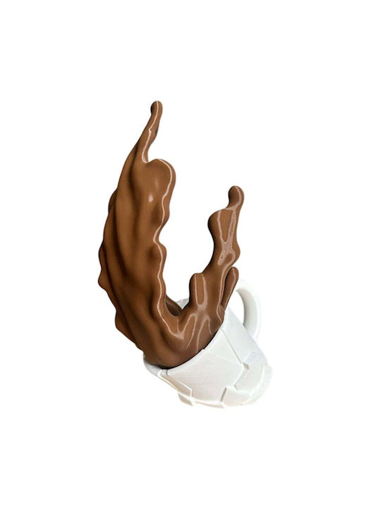 Aberto Design Decorative Figure Made Of Plastic 14.5x11x20.5cm