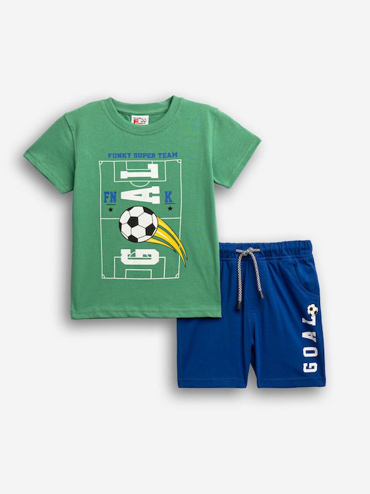 Funky Kids Clothing Set with Shorts Summer 2 Pi...