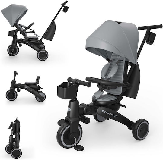 Kinderkraft Jazz 3 Wandelbar mit Elterngriff 5 in 1 fr 9 Monate Grau  024765 | Skroutz Germany