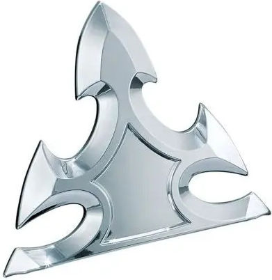 Kuryakyn Silver Motorcycle Rear Wheel Fender