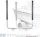 Boat Trailer Guides Vevor Guides Height 1016 Mm/1219 Mm 2 Pieces High Hardness Steel Adjustable Guides Pvc Tubes Ski Boats Compact Fishing Boats Small Sailboats