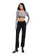 Women's Jean Pants in Loose Fit Black