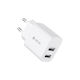 Devia Charger With 2 USB-A Output Ports And Lightning Cable 12W White RLC-342
