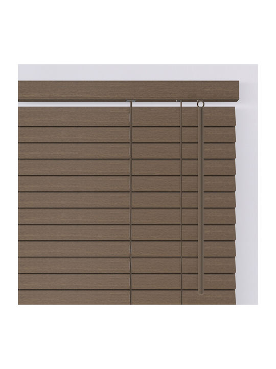 Elite Blinds 815214 Jalousie & Rollläden Hölzernes in Brauner Farbe P100xH100cm
