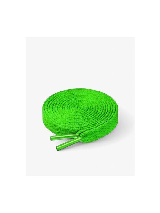 Bama Плоски Памучни Връзки За Обувки Зелени 120см 120-1643-green