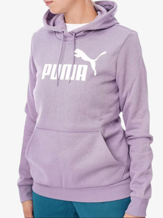 PUMA Essentials Logo Дамски Суитшърт Худи Грейп...
