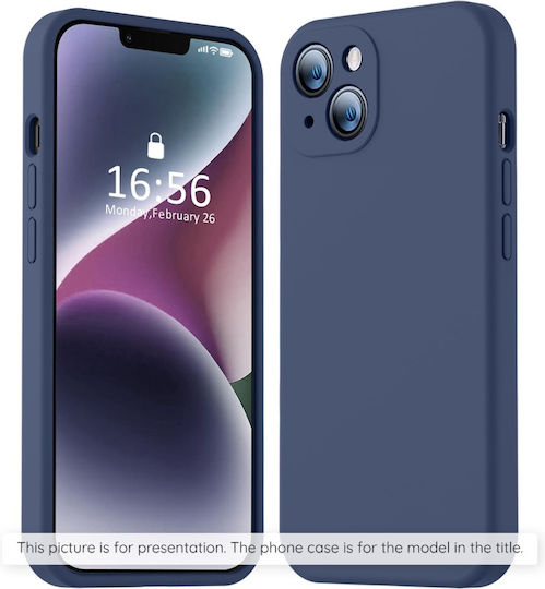 Rückseite Umschlag aus Silikon Marineblau für Realme Note 70t